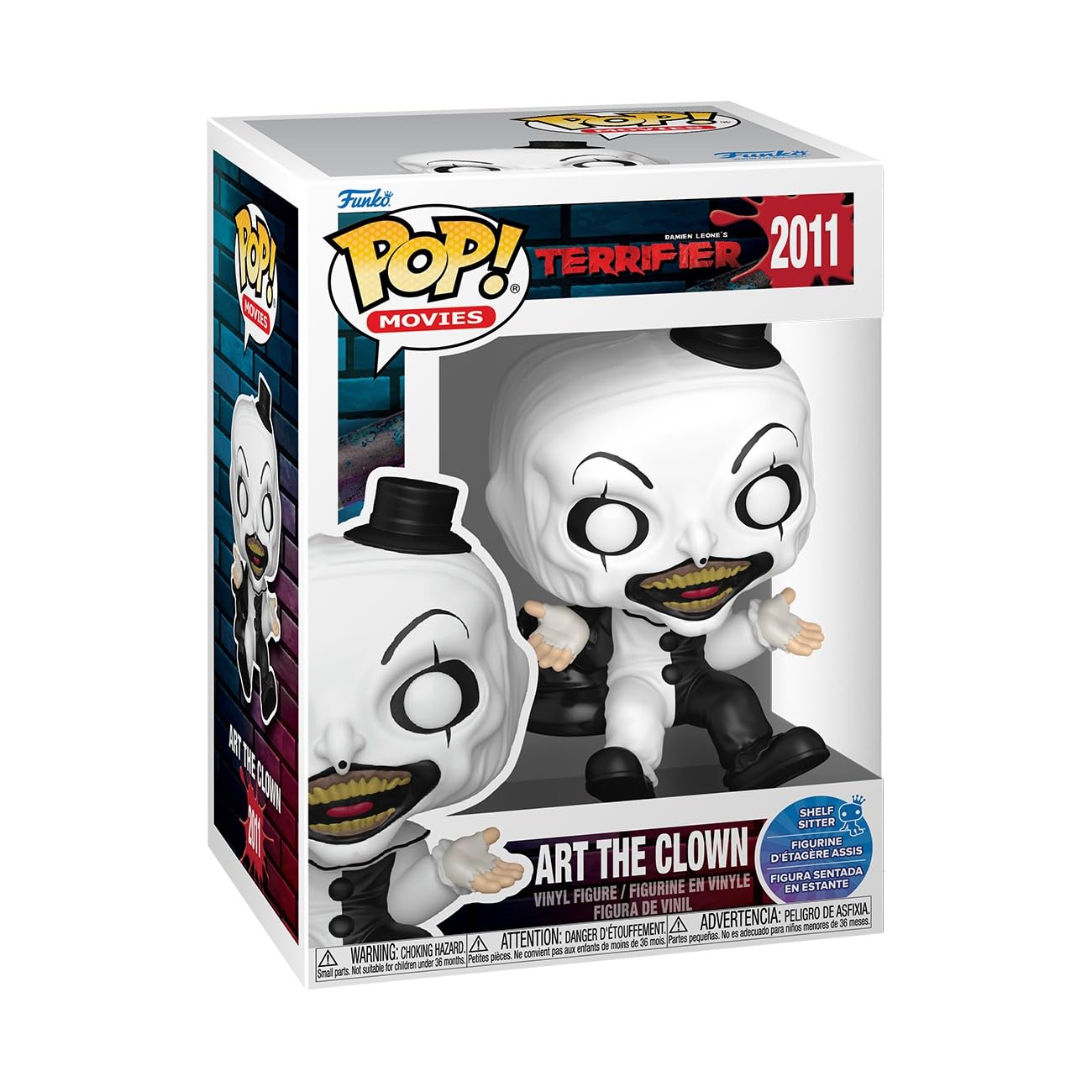 Amazon.com: Funko Pop! Movies: Terrifier - Art the Clown - Shelf